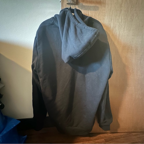 Black Old Navy Sherpa Hoodie - Picture 2 of 3